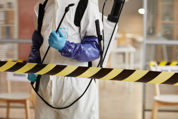 Professional Biohazard Cleanup technician working in Ward, AR